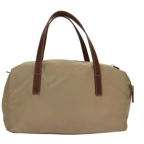 PRADA Hand Bag Nylon Beige Auth 103771 - Picture 2 of 16